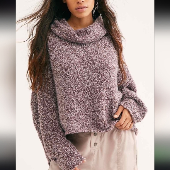 Free People Sweaters - Free people oversized cowl neck sweater size small